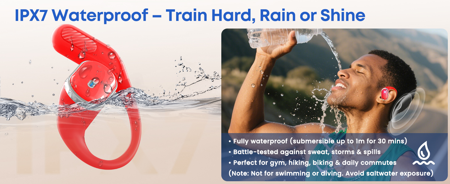 IPX7 Waterproof