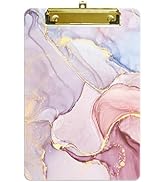 Hongri Small Plastic Clipboard, Fashion Design A5 Size Memo Clipboards for Students, Kid, Women, ...