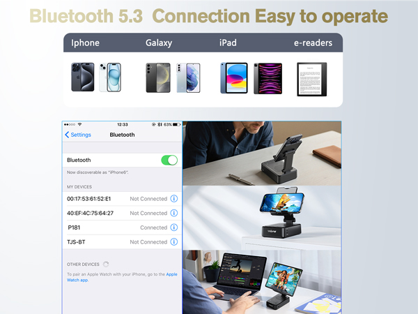 easy bluetooth 5.3 connection