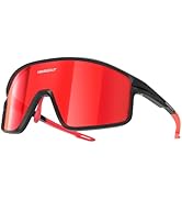 MAMBAOUT Polarized Sports Sunglasses for Men Women, Sunglasses with UV Protection for Cycling Run...