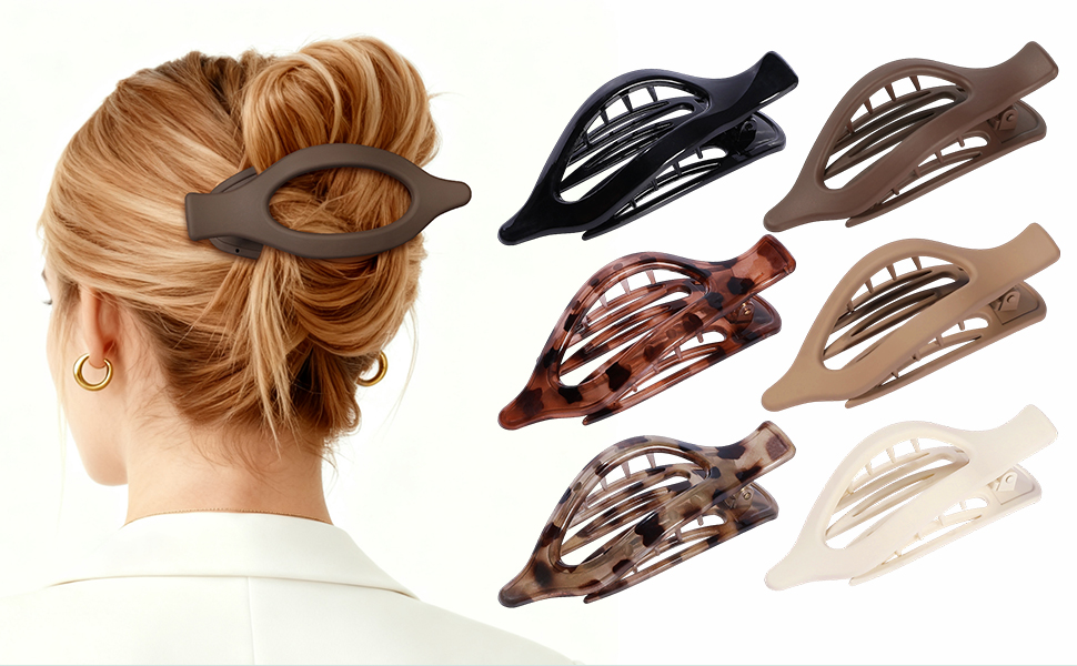 flat hair clips