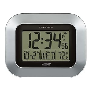 lacrosse, la crosse, WT-8005U-S, digital clock, temperature, calendar, time, alarm