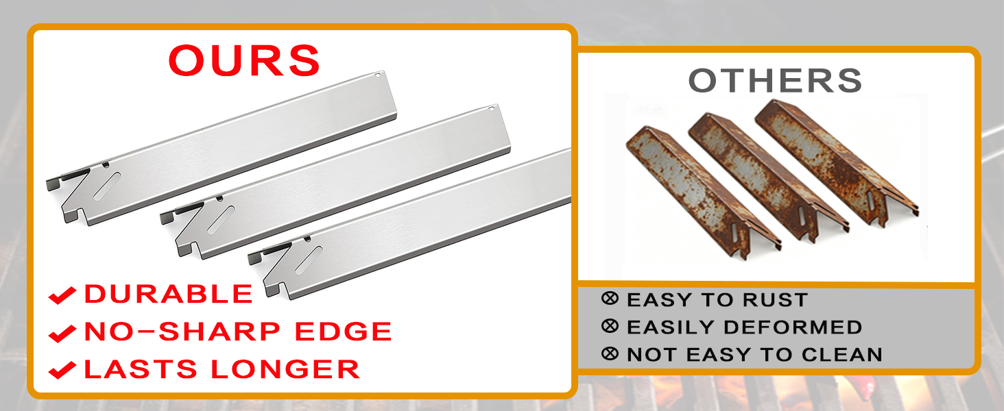 14 7/8" x 3 1/8" heat Deflector