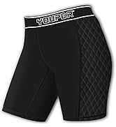 Youper Youth Girls Classic Compression Softball Sliding Shorts, Padded Softball Sliders