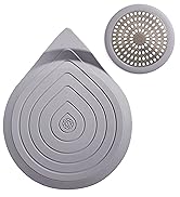 Quick install shower drain hair catcher Large 5-inch drain hair catcher with rust-resistant finish