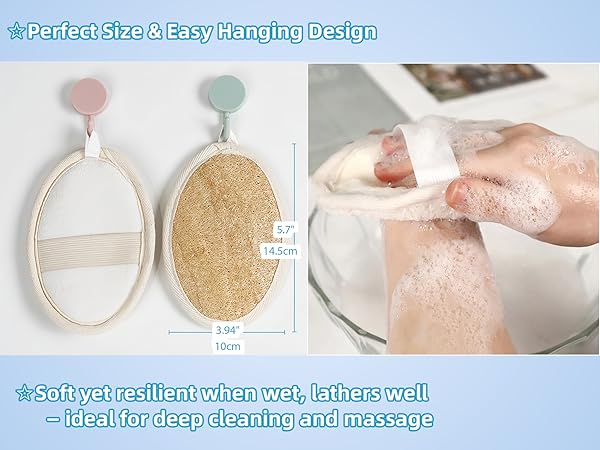 perfect size & easy hanging design