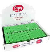 Pepy Plastilina Reusable and Non-Drying Modeling Clay; Set of 24 Bars, 1.4 Ounce Each, Perfect fo...