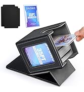 UAONO Card Deck Box with MTG Commander Display, Patented Design Card Deck Case Holds 100+ Double-...