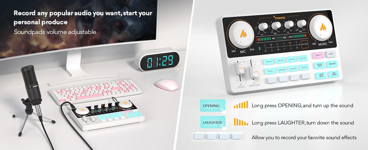 4 Customizable soundpads