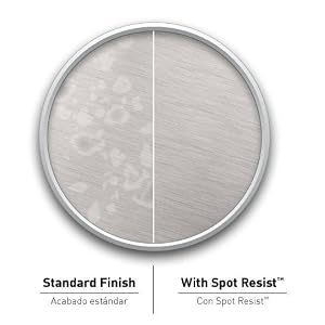 Spot Resist Brushed Nickel Finish