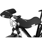 ROCK BROS Handlebar Covers Cold Weather Mountain Bike Handlebar Warmers Windproof & Coldproof Com...