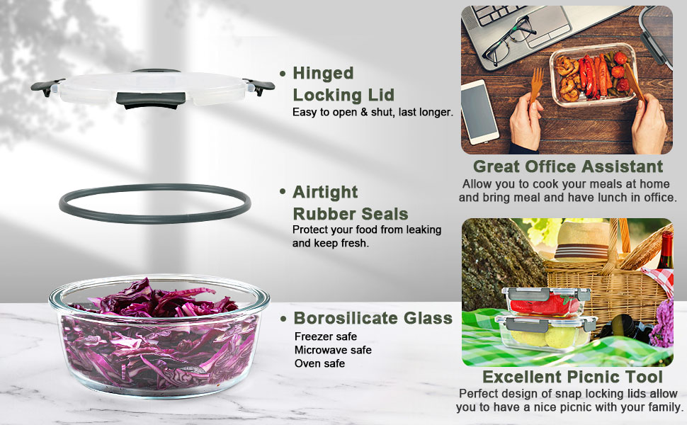 glass meal prep containers