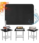 Amerbro 24x31in Heat Resistant Grill Mats for Outdoor Grill to Protect Your Prep Table and Outdoo...