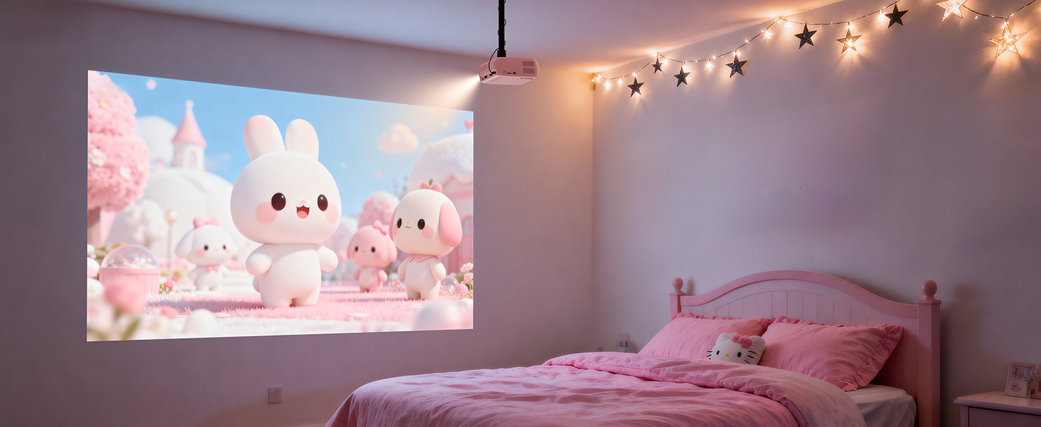 ksbaby Projector for bedroom