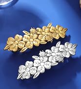 KKJOY Vintage Four-Leaf Clover Ladybird Hair Clips Barrettes Hand Crafted Spring Clip Metal Headp...