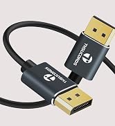 Thsucords DisplayPort Cable 6.6FT, Certified Ultra Slim & Thin 8K 4K Display Port 1.4 Cable (DP C...