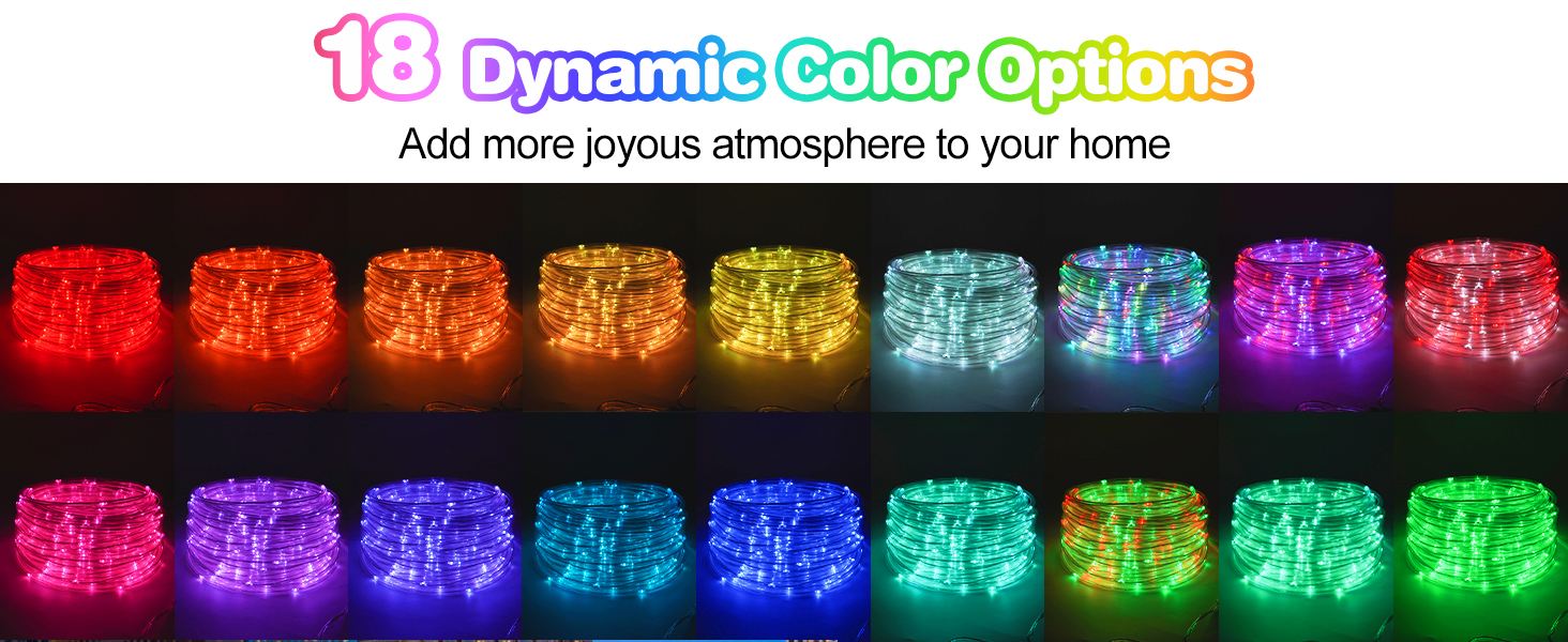 solar rope lights outdoor waterproof
