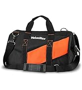 ValueMax 16-Inch Wide Mouth Tool Bag, Tool Organizer Tote Bag with Shoulder Strap, Heavy-duty Too...