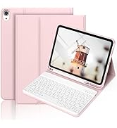 BQDIYOO Case for iPad 11th/10th Generation with Keyboard, 11 inch A16/10.9" iPad 10 Case (2025/20...