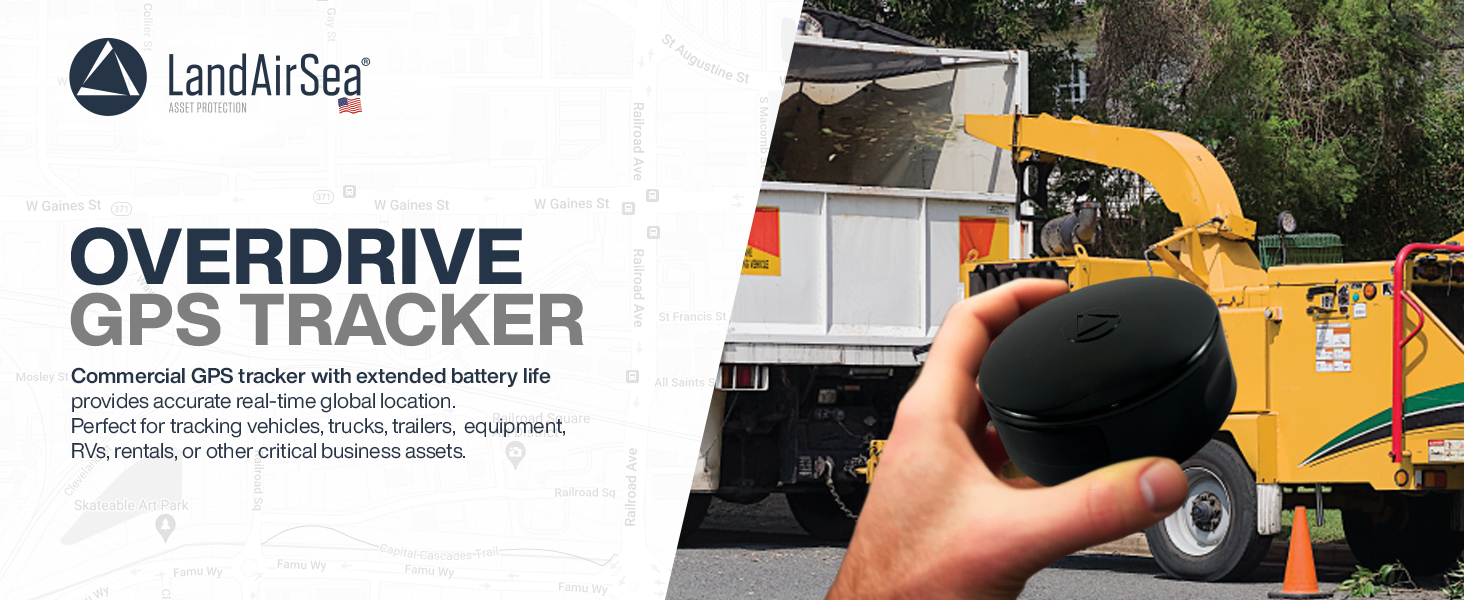 Overdrive — Commercial GPS tracker with extended battery life