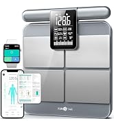 Runstar Scale for Body Weight and Fat Percentage, 8-Electrodes Precision Digital Smart Scale for ...