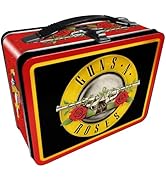 AQUARIUS Guns N’ Roses Fun Box - Sturdy Tin Storage Box with Plastic Handle & Embossed Front Cove...