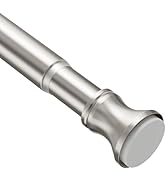 Amazer Spring Tension Shower Curtain Rod, 54-90 Inches Rust-Resistance Tension Curtain Rod Bathro...