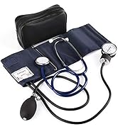 LotFancy Professional Manual Blood Pressure Cuff - Aneroid Sphygmomanometer, Blood Pressure Gauge...