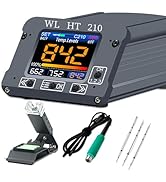 T210 Soldering Station, 90W Precision Soldering Iron Kit for Phone/PC Motherboard, IC Chip, Instr...