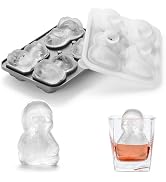 Nax Caki 3D Sloth Ice Cube Mold Fun Shapes, Cute Sloth Gifts for Women, Large Craft Ice Mold, Big...