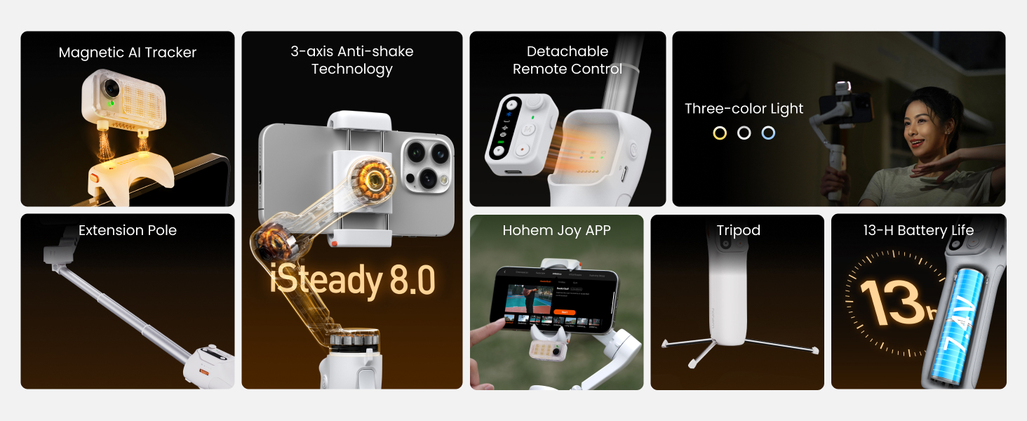 hohem isteady v3 gimbal stabilizer