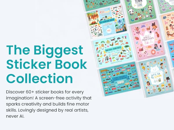 The biggest sticker book collection