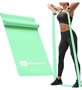 A AZURELIFE Professional 8 Yard Bulk Resistance bands Rolls or 5 ft. Long Non-Latex Elastic Exerc...
