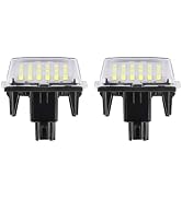 Opuweiy 2 PCS Car LED License Plate Light, License Plate Lamp Assembly, Automotive LED Tag Lights...