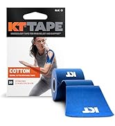 KT Tape, Original Cotton, Elastic Kinesiology Athletic Tape, 20 Count, 10” Precut Strips