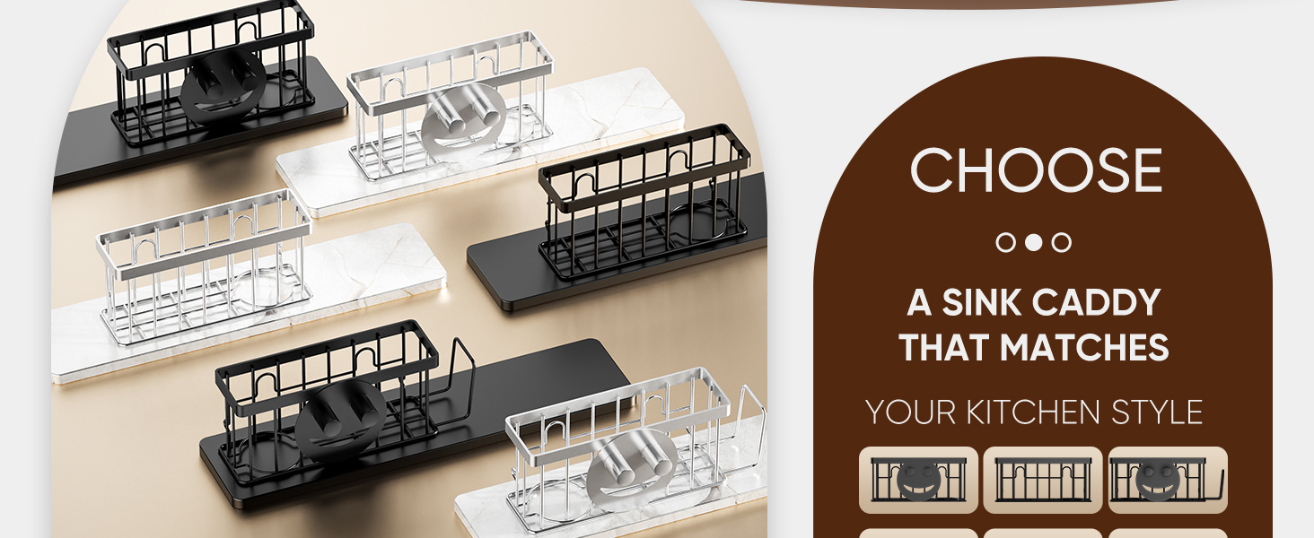 sponge holder for kitchen sink