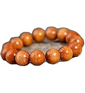 vv8oo Wooden Beads Bracelet Raja Kayu Wood Agathis Alba Black Bead Mala Prayer Feng Shui Lucky Fo...
