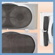 comfort zone window fan with screens to help protect from bugs and humidity