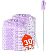ITTAR 30 Count Duster Refill kit, Duster for Cleaning with Extension Pole, Microfiber Dust Remove...