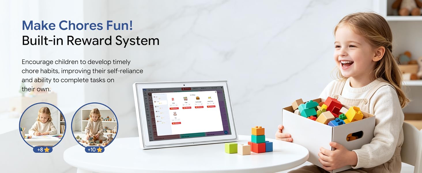 Make Chores Fun!Built-in Reward System