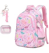 MUSEVOS Kids Backpack, Kawaii Printed Girls Bookbags for Preschool, Lightweight School Backpack f...