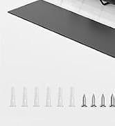 1 Pack DELAMU Under Desk Cable Management Tray, Metal Cord Cable Organizer for Desk, Easy Install...
