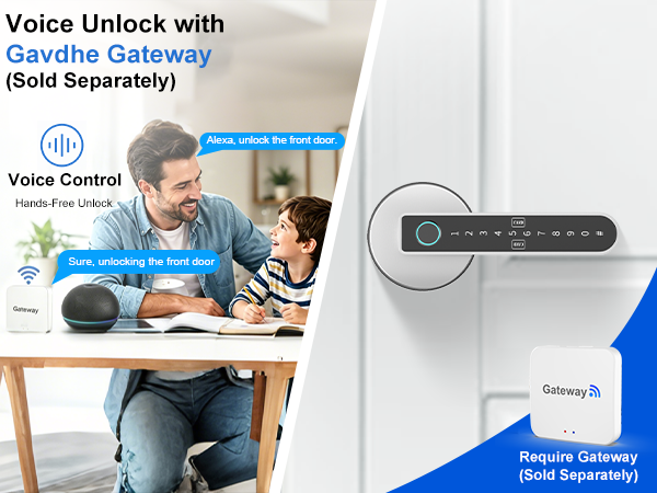 Voice Unlock pair with Alexa or google assitant