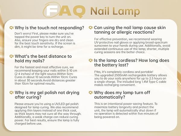 touch sensor nail lamp