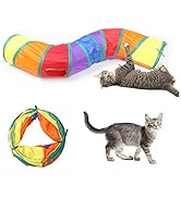 Andiker Cat Tunnel, cat Tunnel pet Tube Collapsible Play Toy Indoor Outdoor Toys for Puzzle Exerc...