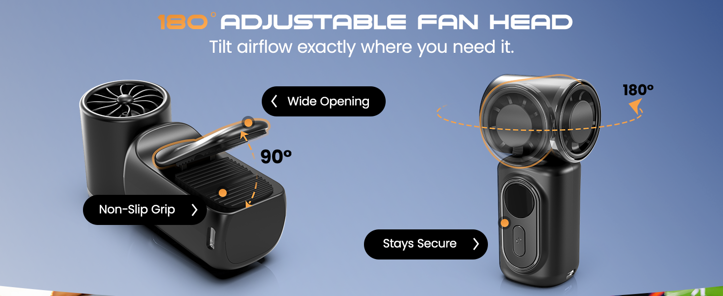 Portable Clip-On Mini Fan