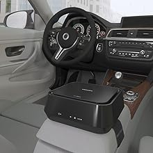 GoPure GP5212 fits comfortably on the console between front seats