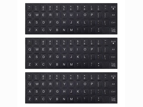 english keyboard sticker