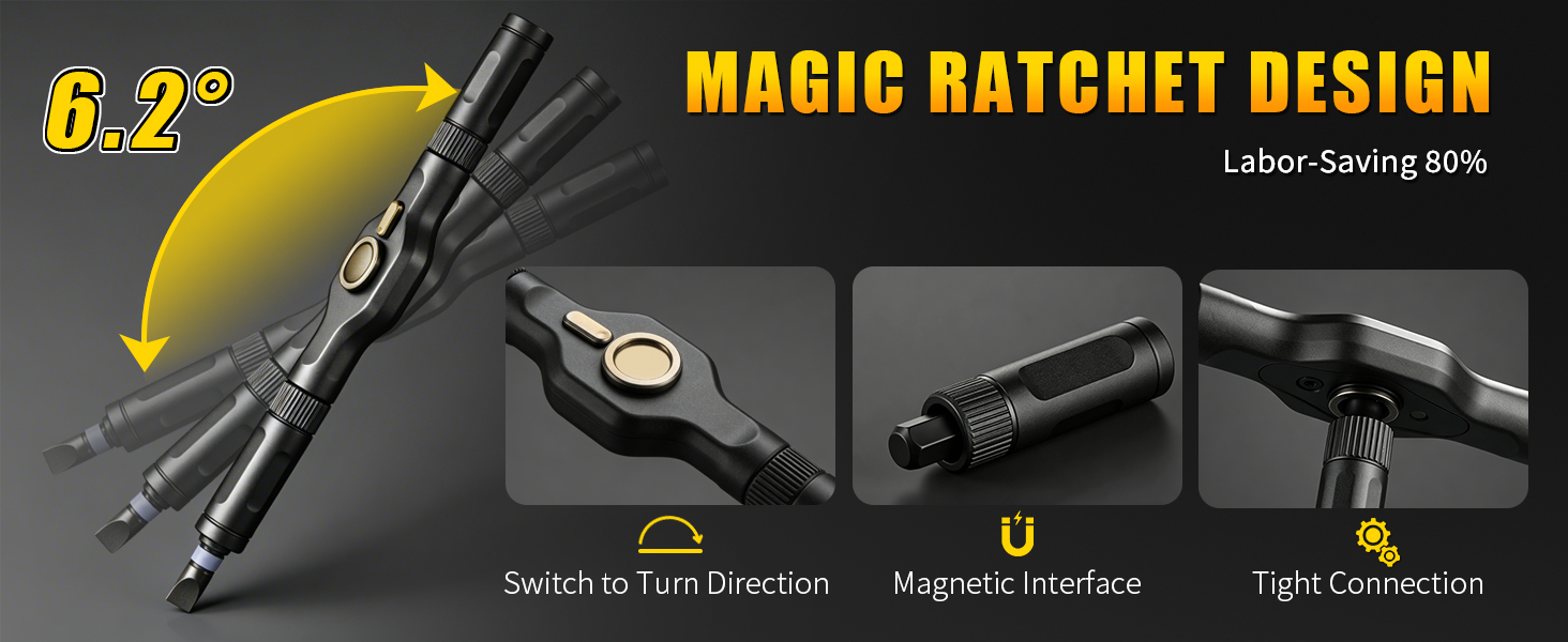 T-Handle Ratchet Screwdriver Kits