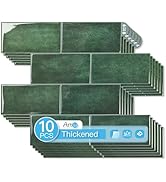 Art3d 10-Pack Heavy-Duty Peel and Stick Backsplash, 12.6 x 10.6 Inch Stick on Wall Tiles for Kitc...